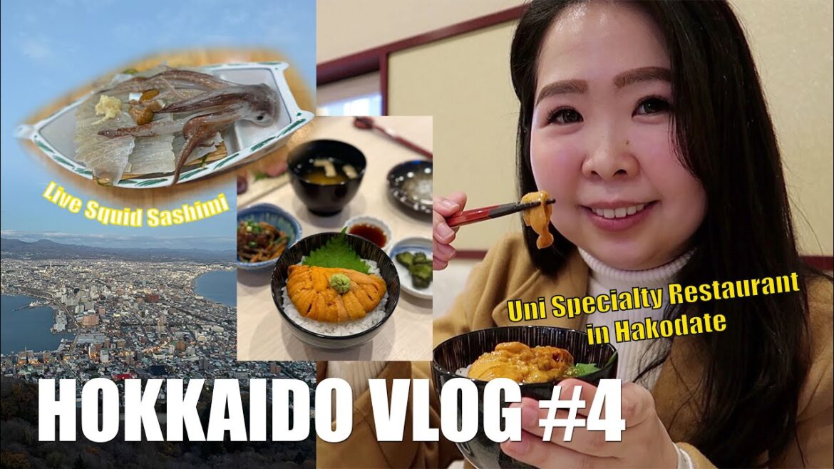 HOKKAIDO - Trip to Hakodate for Onsen, tried live squid sashimi and uni specialty restaurant