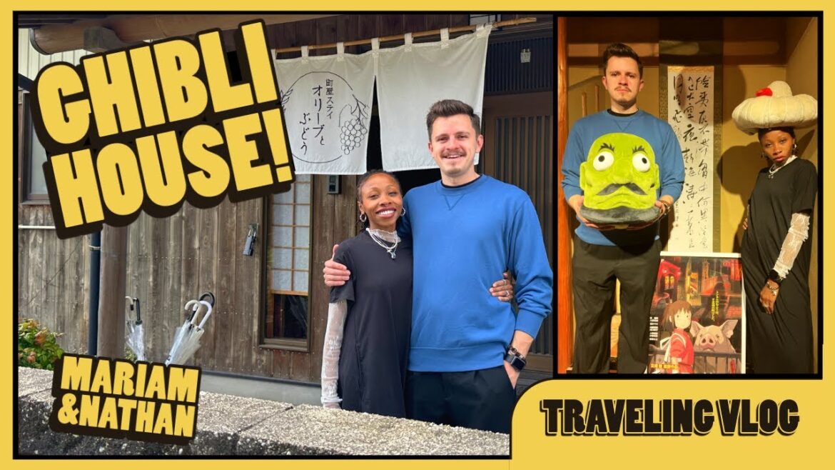 JAPAN 🌸 Cherry Blossom Season 🌸 DAY 10 - We Stayed in a Ghibli-Themed House!