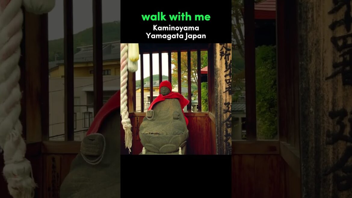 Walk With Me in Kaminoyama | Yamagata Japan Walking Tour