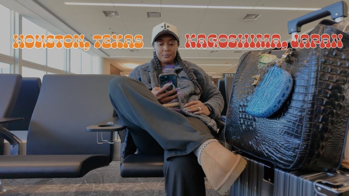 14 HOUR FLIGHT HOUSTON to KAGOSHIMA: travel & first days back in Japan