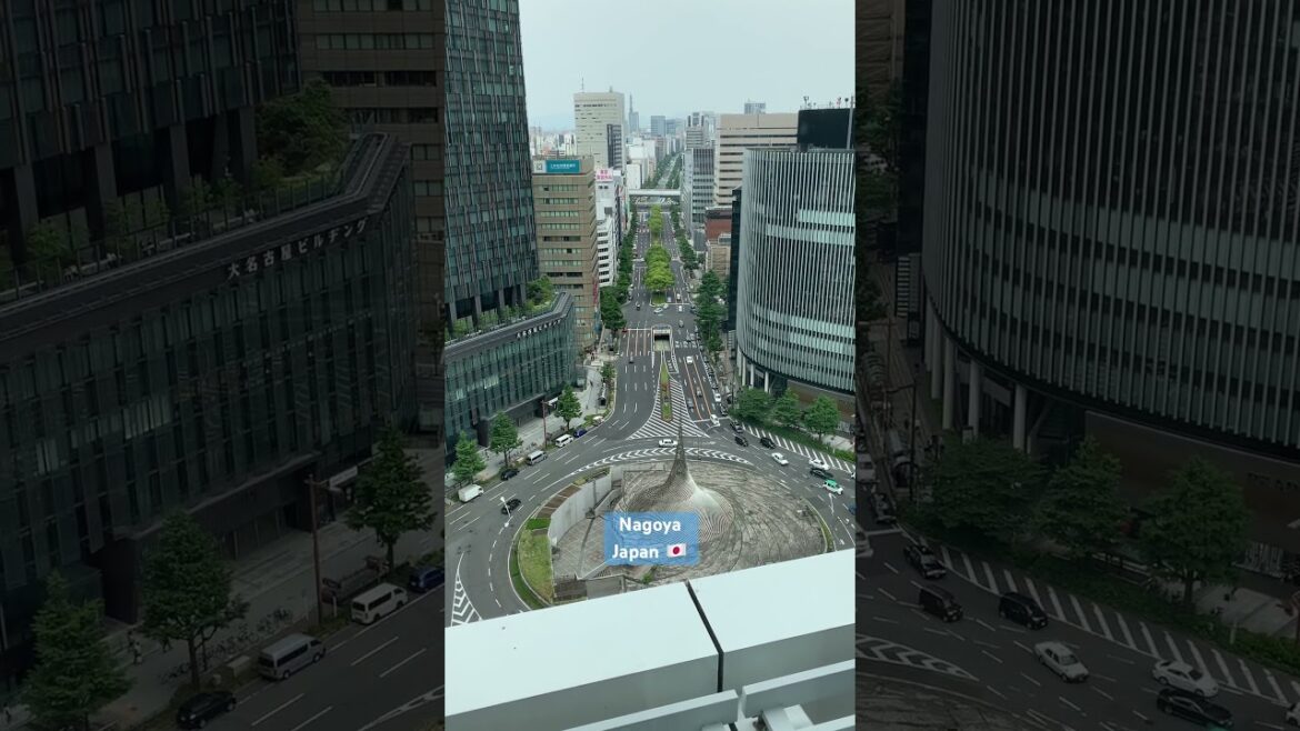 Nagoya, Aichi prefecture, from top views. #shorts #kannadatraveller #japantraveller