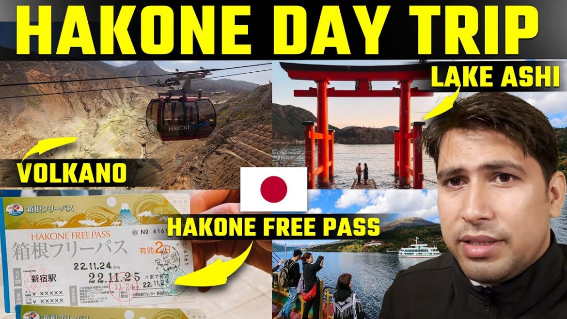 Day Trip Hakone | Lake Ashi | Hakone Ropeway | Hakone | Hakone Japan | Hakone Travel Vlog | Volcano