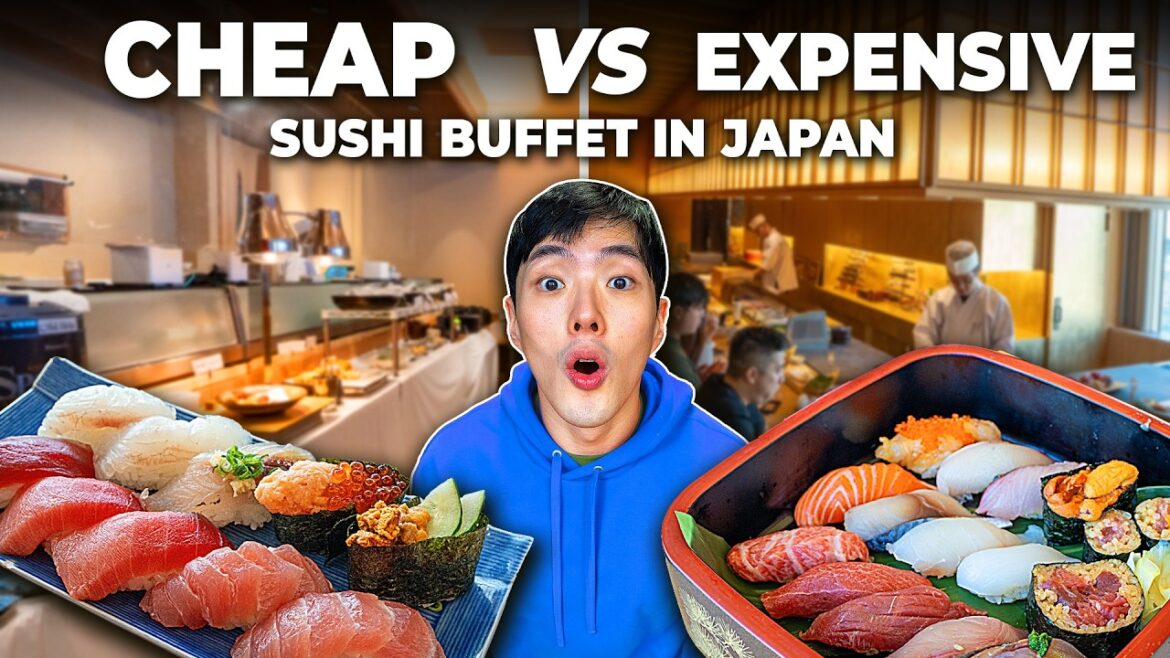 Cheap VS Expensive Sushi Buffet in Japan! Cheap VS Expensive Sushi Buffet in Japan!