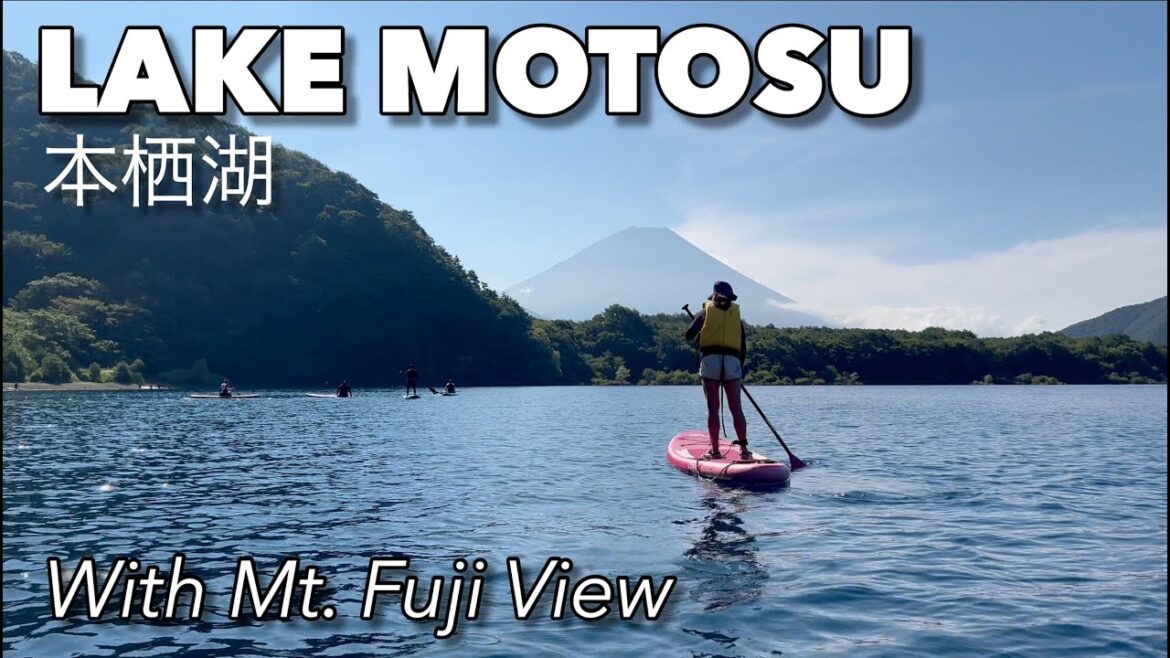 Camping at Lake Motosu with Stunning Mt. Fuji View
