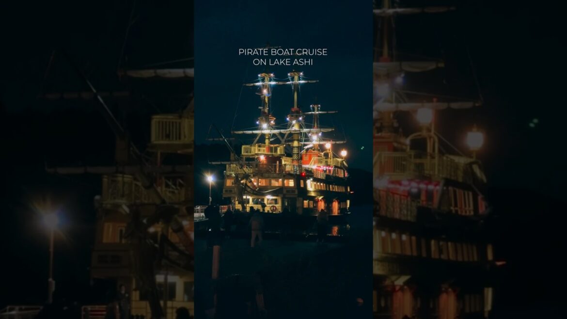 Hakone Pirate Ship Cruise ⚓ Explore Lake Ashi's Scenic Beauty! #travel #shorts #japan #Hakone