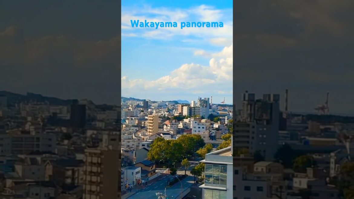 Wakayama панорама. Япония