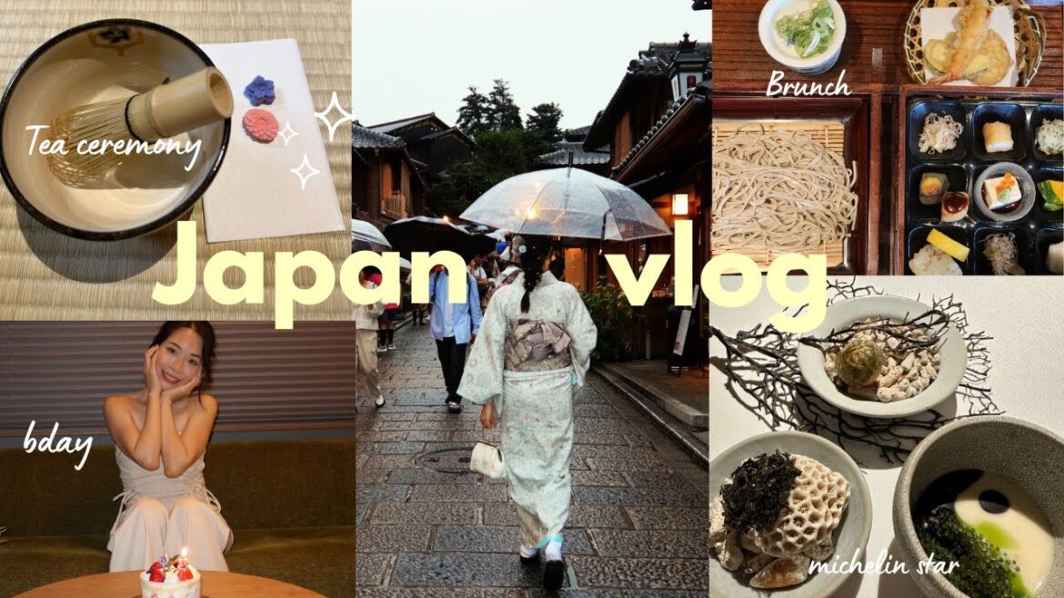Japan Vlog | Michelin Star Restaurant in Kyoto, Tea Ceremony, Making Matcha For the First time π΅ Japan Vlog | Michelin Star Restaurant in Kyoto, Tea Ceremony, Making Matcha For the First time π΅