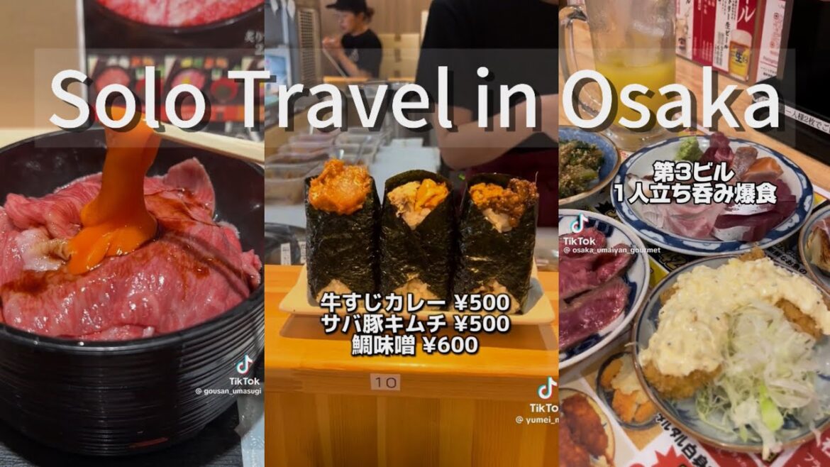 10 Food Places for Solo Travelers in Osaka 10 Food Places for Solo Travelers in Osaka