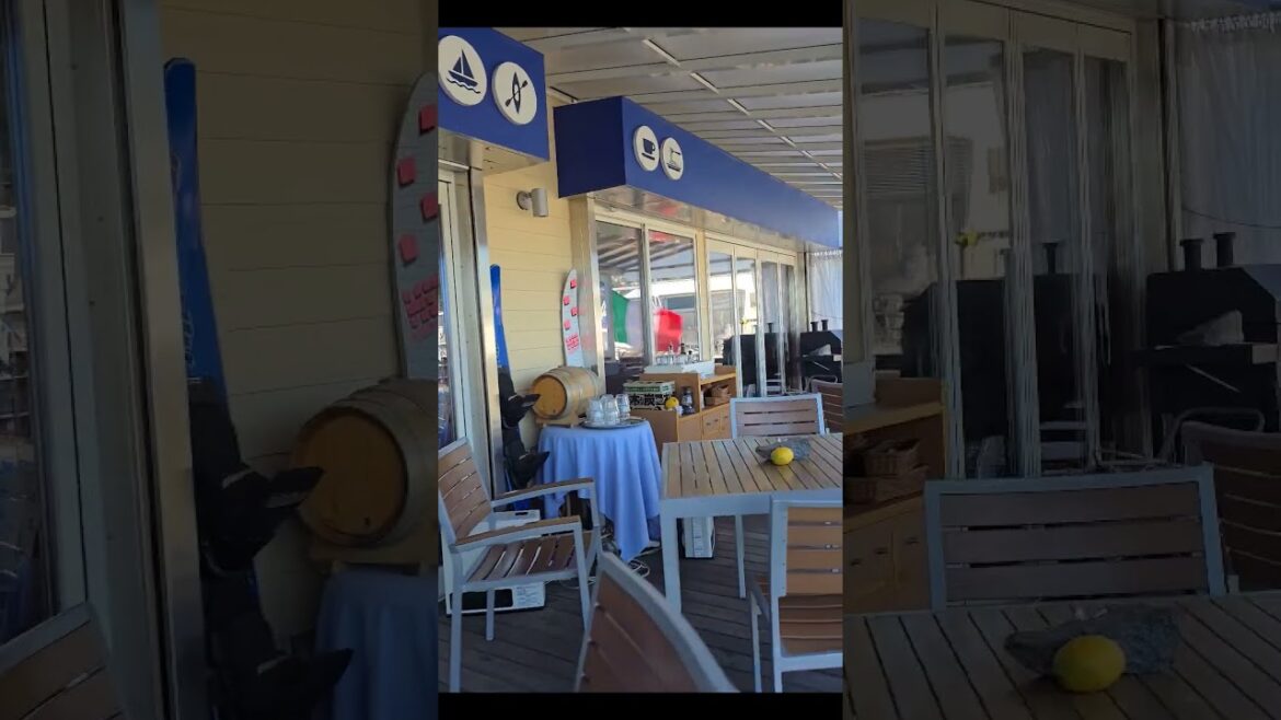 SANLEMO SORARE Italian restaurant, Ajiro Port, Atami, Shizuoka Japan 静岡熱海市 網代港  イタリアン レストラン