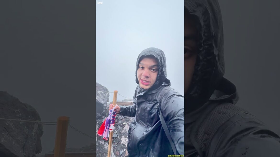 Hiking Mt. Fuji, Japan In A Rainstorm After A Typhoon Warning π | Mountain Fujiyama, Japan Hiking Mt. Fuji, Japan In A Rainstorm After A Typhoon Warning π | Mountain Fujiyama, Japan