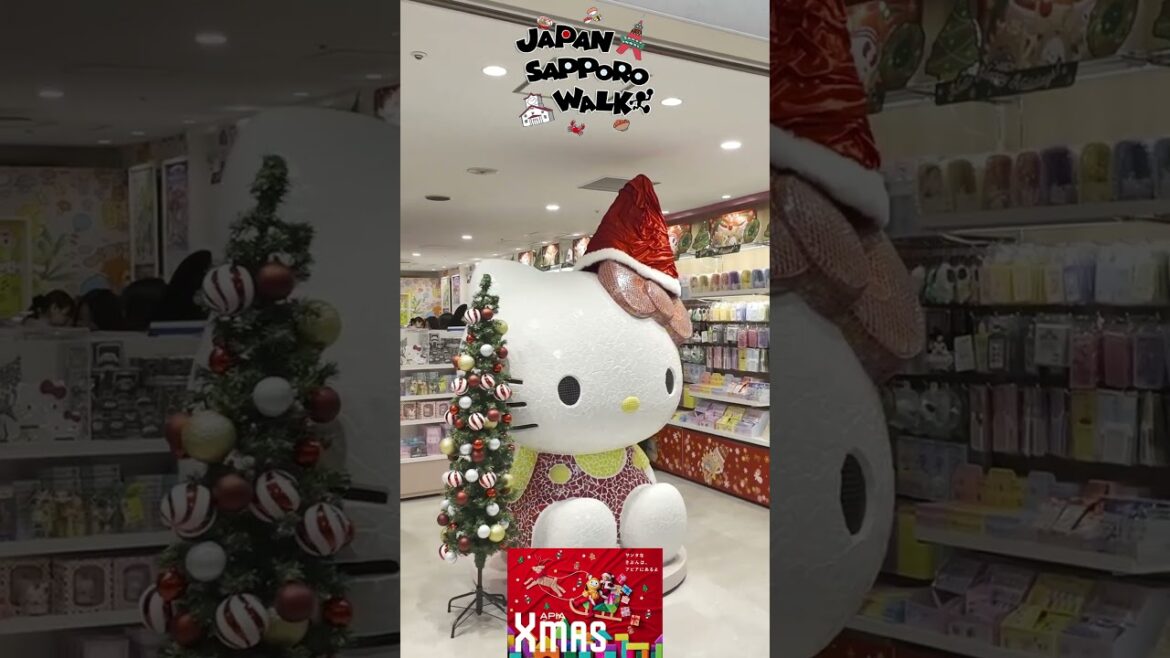 🇯🇵APIA Xmas 開催中の札幌駅 地下街 アピア 散歩 2024！