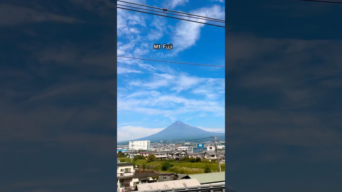 Shinkansen from Tokyo to Nagoya #mtfuji #travel