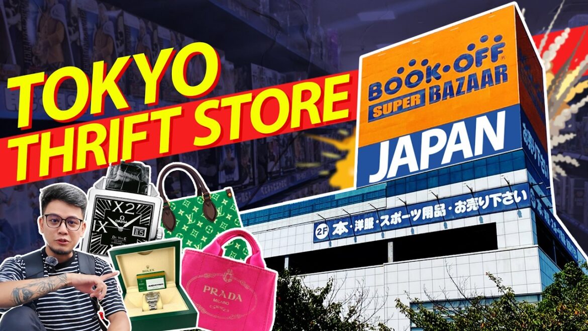 Tokyo Japan Shopping | Thrifting in this HUGE BookOff Super Bazaar | Seiko watch, Rolex and more