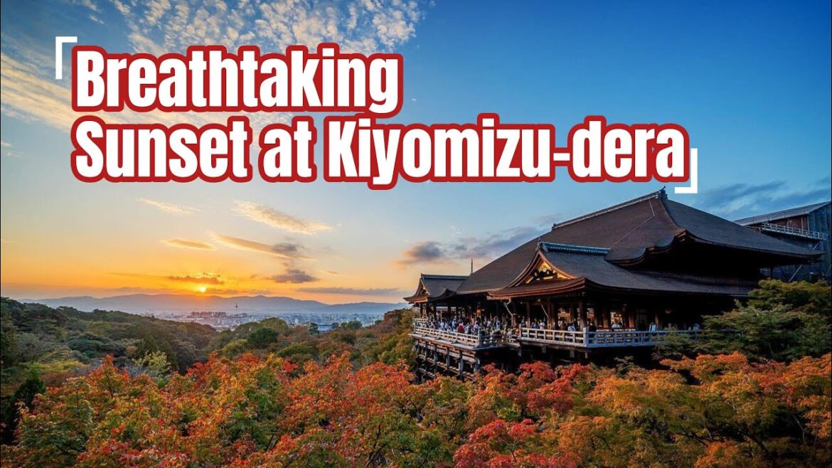 Japan Travel Vlog｜ Traversing Kyoto｜Sunset at Kiyomizu-dera｜4K