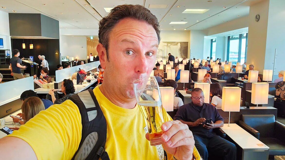 ANA Lounge Tokyo Narita NRT Terminal 1 Review