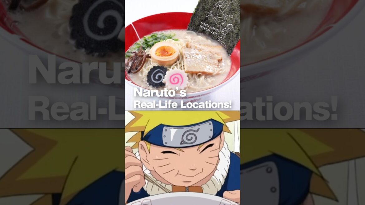 Eat at Naruto’s Ichiraku Ramen! 🍜💥#Naruto #ichirakuramn  #anime #japantravel #real_life_japan