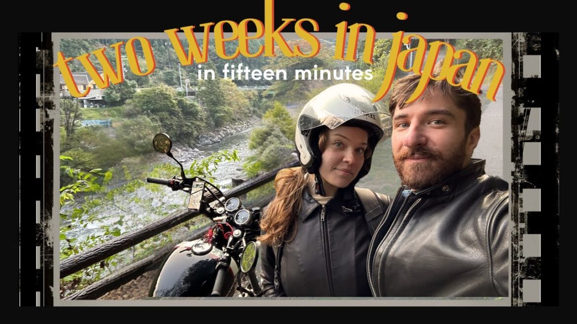 Two weeks in Japan in 15 minutes on foot, bicycle and motorcycle