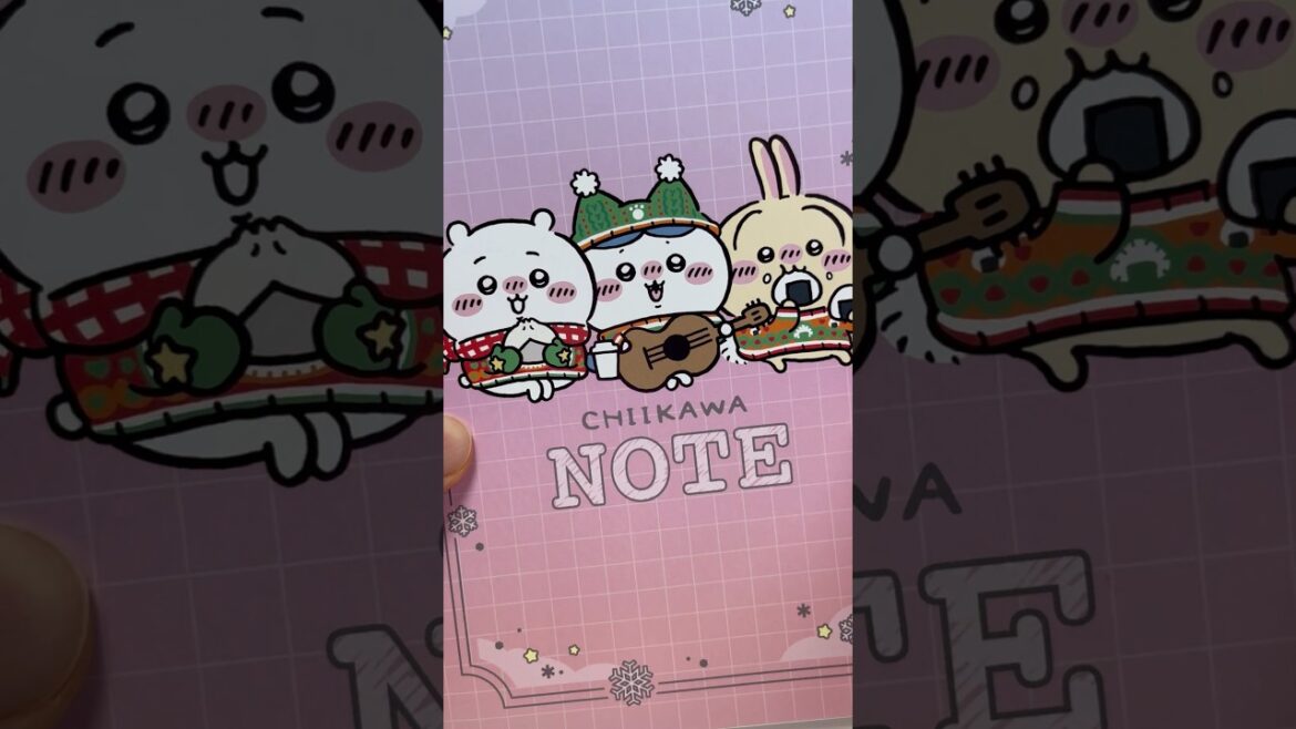 Chiikawa Notebook Free Gift 7 Eleven Campaign #shorts