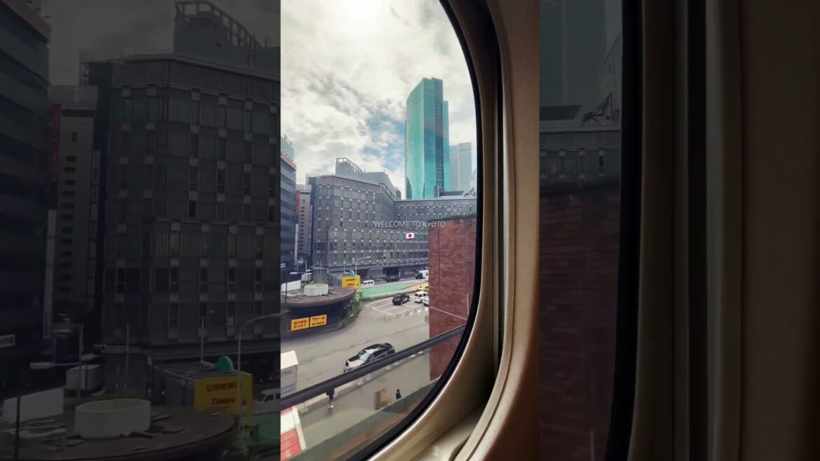 Tokyo to Kyoto #shinkansen bullet train - What an experience! 🚅🚆#bullettrain #railway