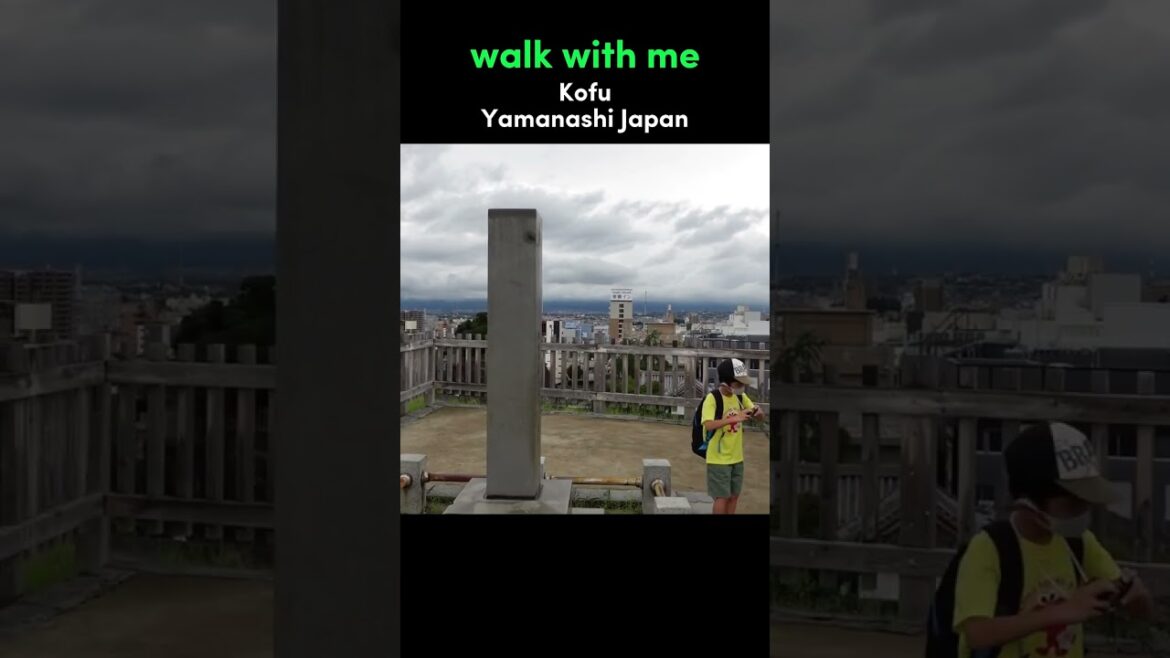 Walk With Me in Kofu | Yamanashi Japan Walking Tour