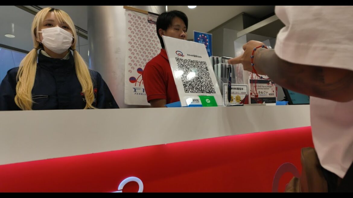 Japan Tour 2024 Hep Five Building and Ferris Wheel in Umeda