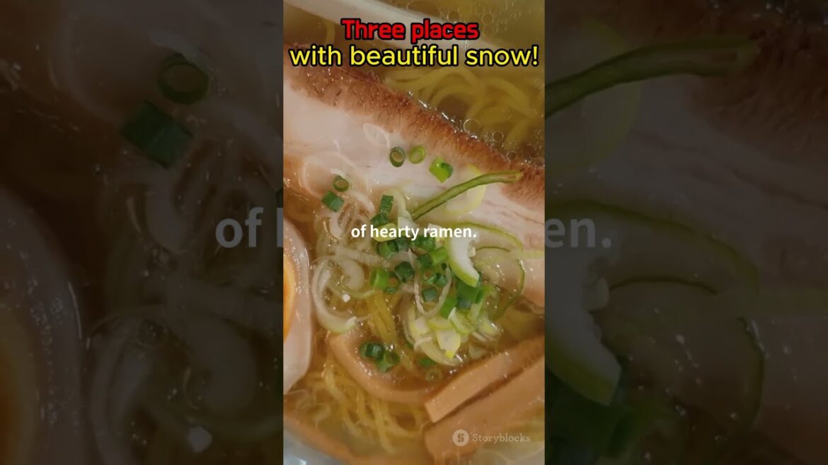 3 places with beautiful snow #travel #traveltip