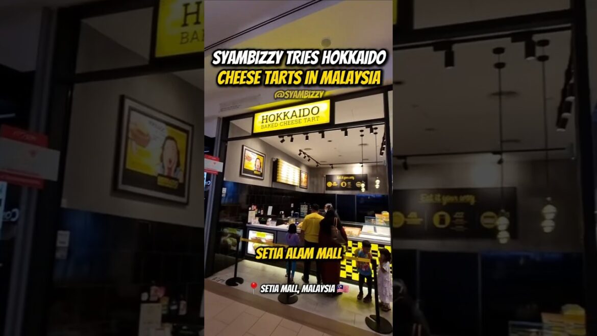 I Tried HOKKAIDO Cheese Tarts In MALAYSIA!