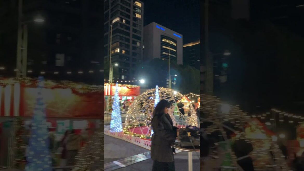 名古屋クリスマスマーケット2024♪今年もこのイベントが始まりました♪2024.12.9撮影。イルミネーションや巨大クリスマスツリーがとても綺麗♪　#名古屋クリスマスマーケット