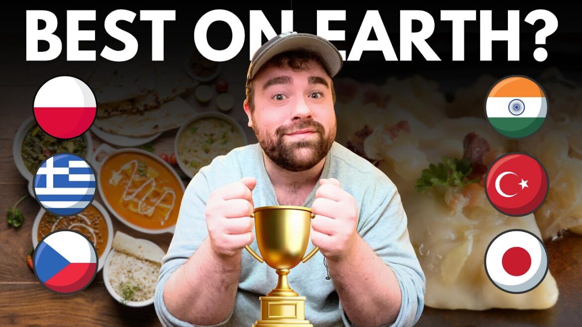 The 15 BEST MEALS on EARTH to try in 2025 🥇🌎 // India, Poland, Japan, & MORE!