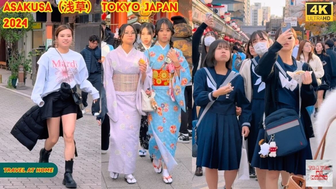 4k hdr japan travel 2024 | Walk in Asakusa(浅草)Tokyo japan | Relaxing Natural City ambience 4k hdr japan travel 2024 | Walk in Asakusa(浅草)Tokyo japan | Relaxing Natural City ambience