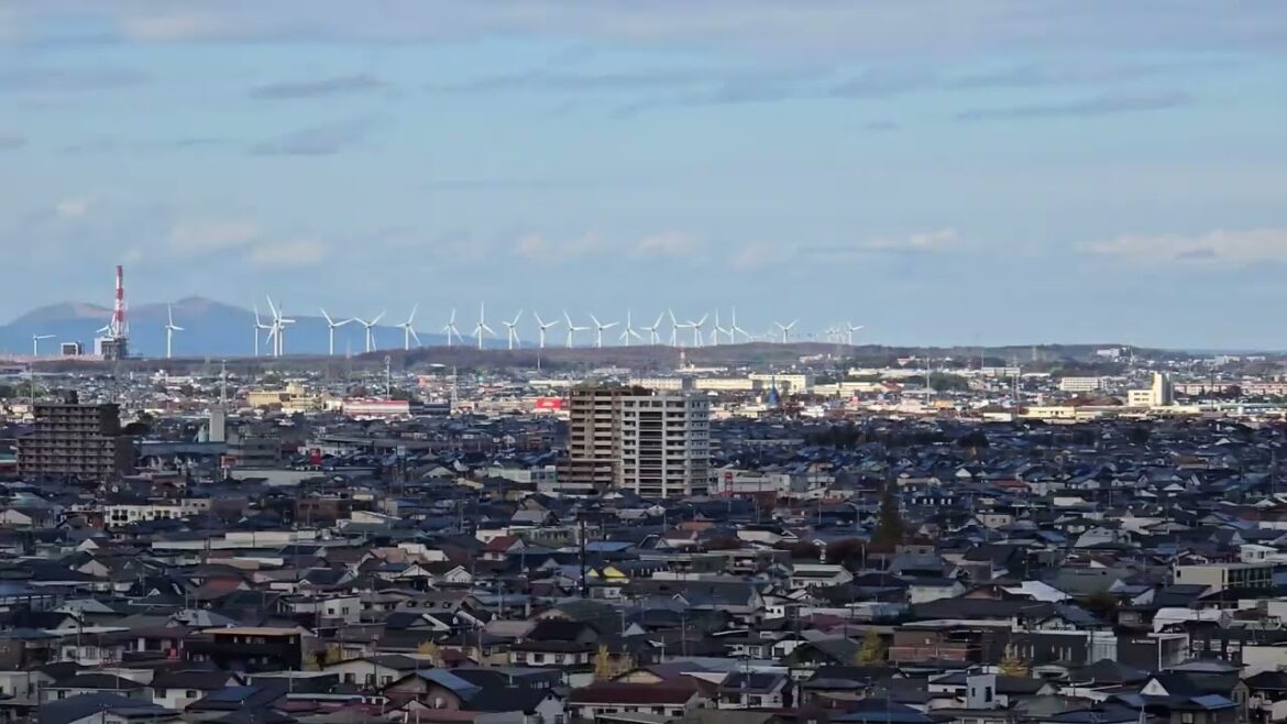 View from Akita castle