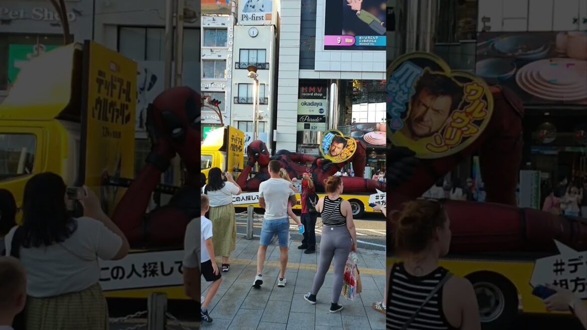 Deadpool & Wolverine in Shinjuku Tokyo Japan🇯🇵