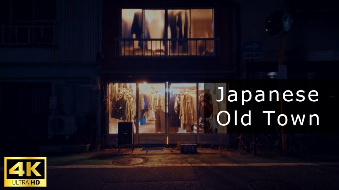 The silent night, ancient castle and town, so beautiful. | Ueda city, Nagano, Japan  4K24fps