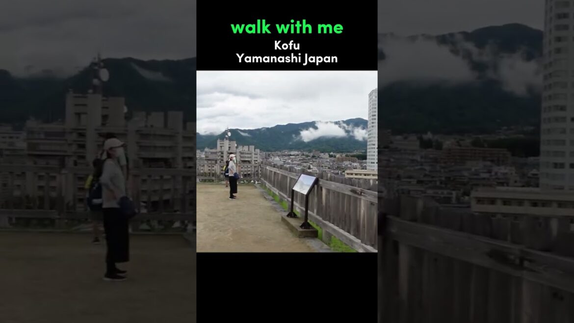 Walk With Me in Kofu | Yamanashi Japan Walking Tour