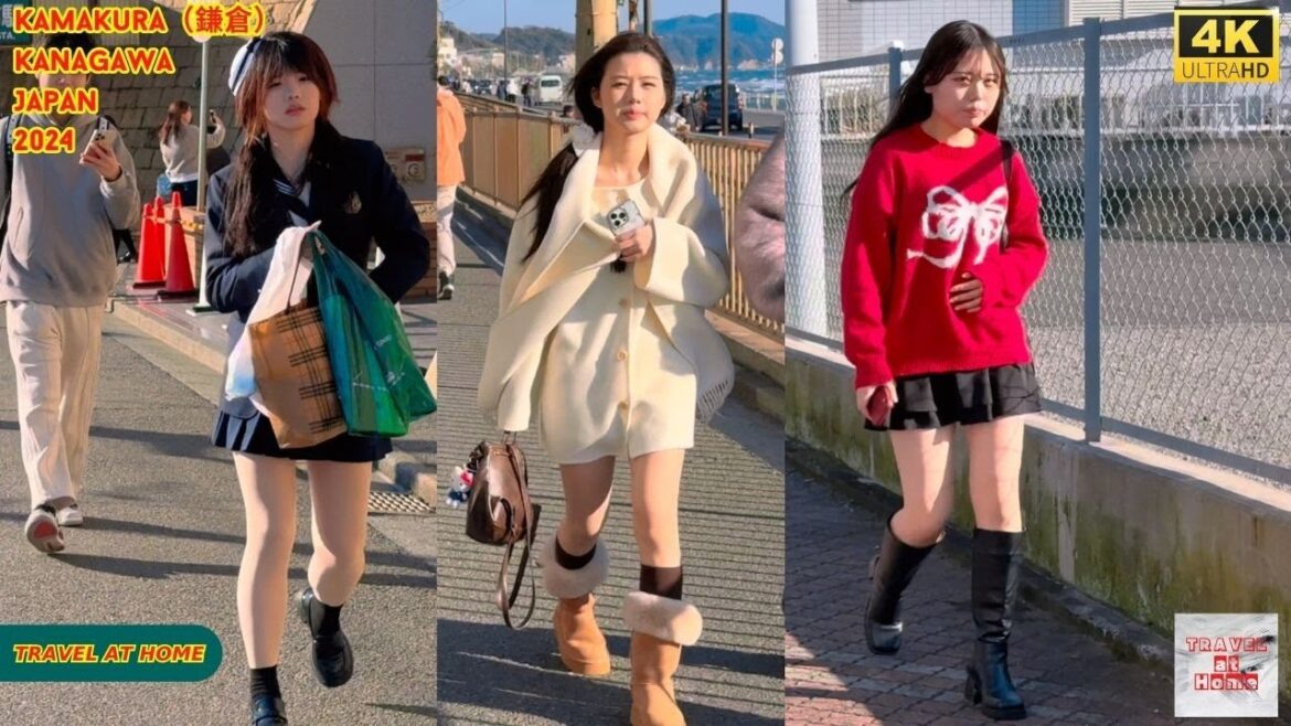 4k hdr japan travel 2024 | Walk in Kamakura（鎌倉）Kanagawa japan |  Relaxing Natural City ambience