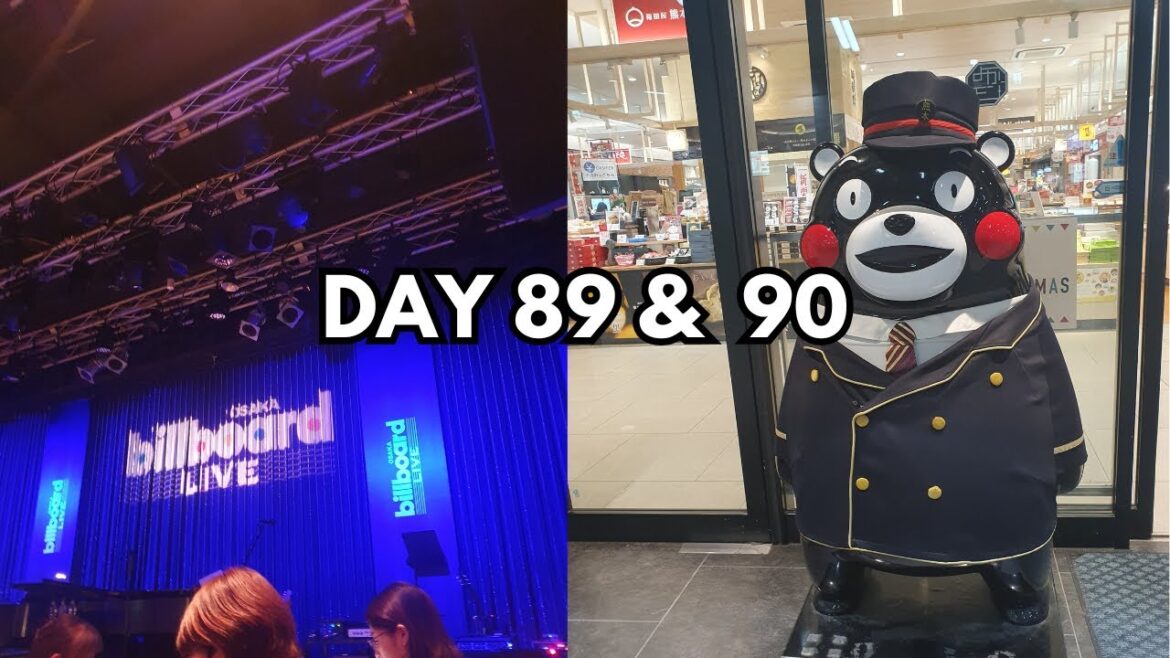 Solo Travel Vlogs Day 89 & 90 Osaka billboard/Kumamoto
