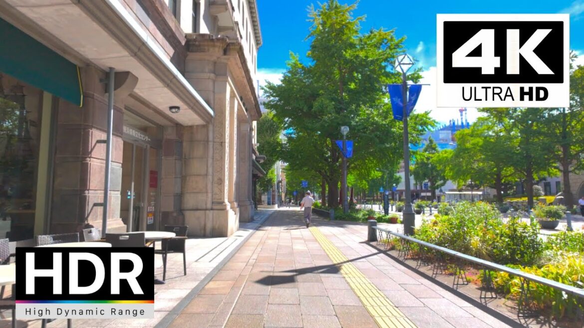 Japan 2024 - Kanagawa 4K Summer Walking Tour, Tokyo walk in Yokohama｜4K HDR 60fps