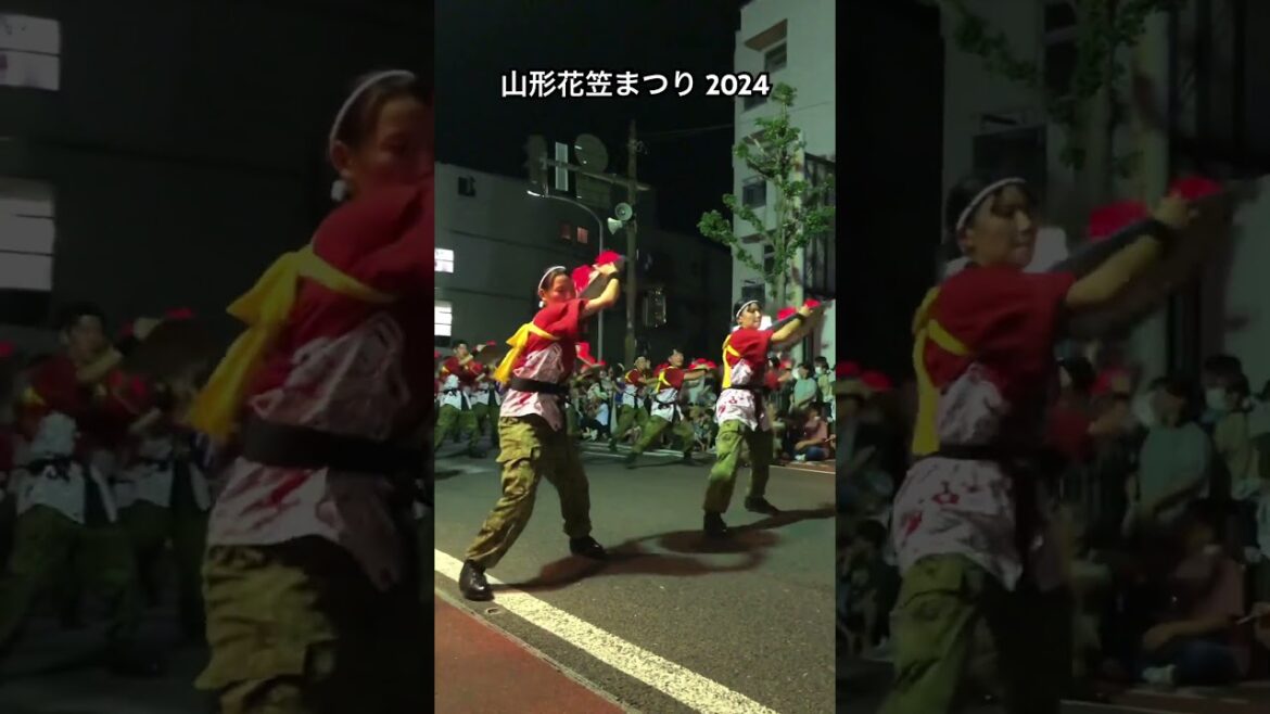 東北地方名物「山形花笠まつり 情熱の三日間」 Passionate Hanagasa Festival #shorts 東北地方名物「山形花笠まつり 情熱の三日間」 Passionate Hanagasa Festival #shorts