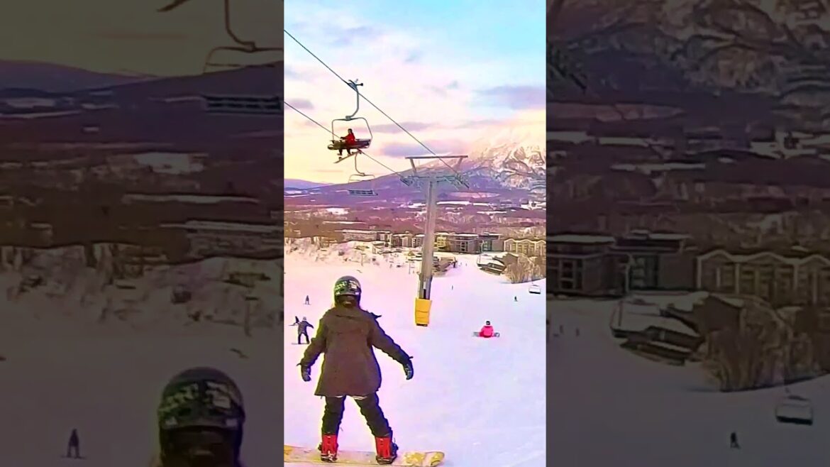 Skiing in Niseko Japan #japanvlog #skiing #travelvlog #viralshort #niseko #hokkaido #hokkaidojapan