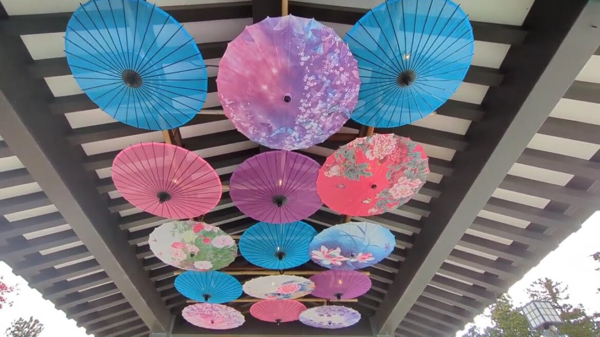 elegant umbrellas, splendid foliage, historic temple (Japan) elegant umbrellas, splendid foliage, historic temple (Japan)