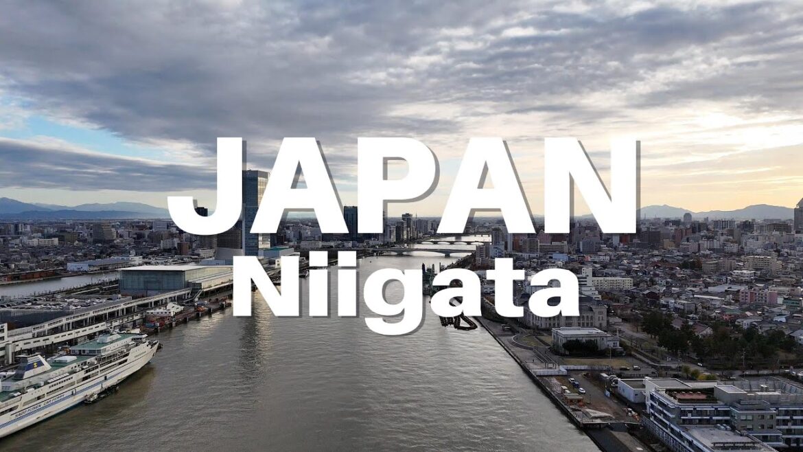 FLYING OVER Niigata JAPAN