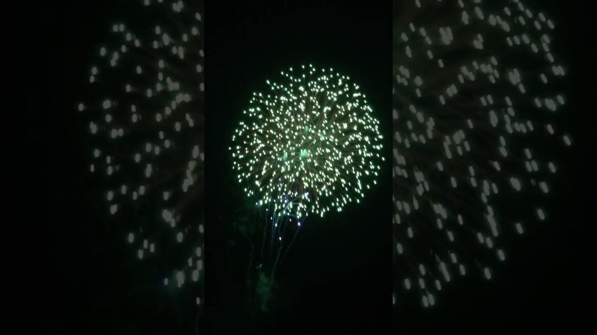 Fireworks at Moon Beach in Onna Son, Okinawa