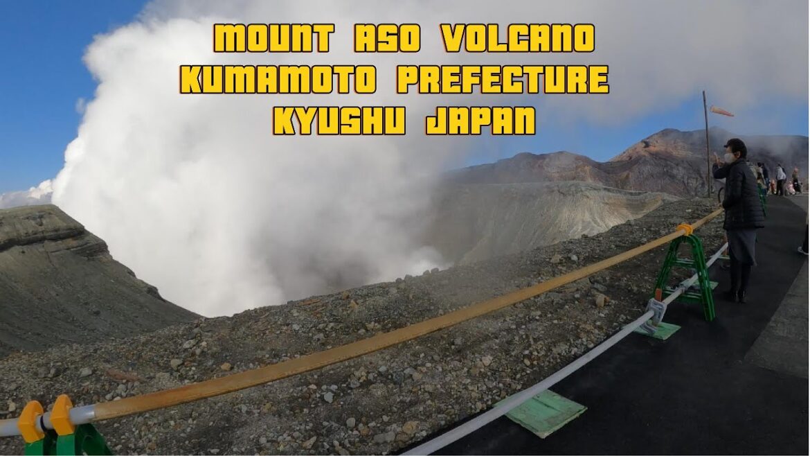 MOUNT ASO VOLCANO KUMAMOTO PREFECTURE KYUSHU JAPAN