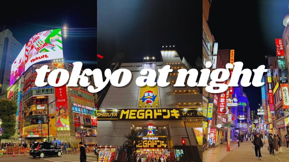 Tokyo Night Vlog: Shibuya Crossing, Harajuku Thrifting, Stunning Christmas Lights & More! 🎄