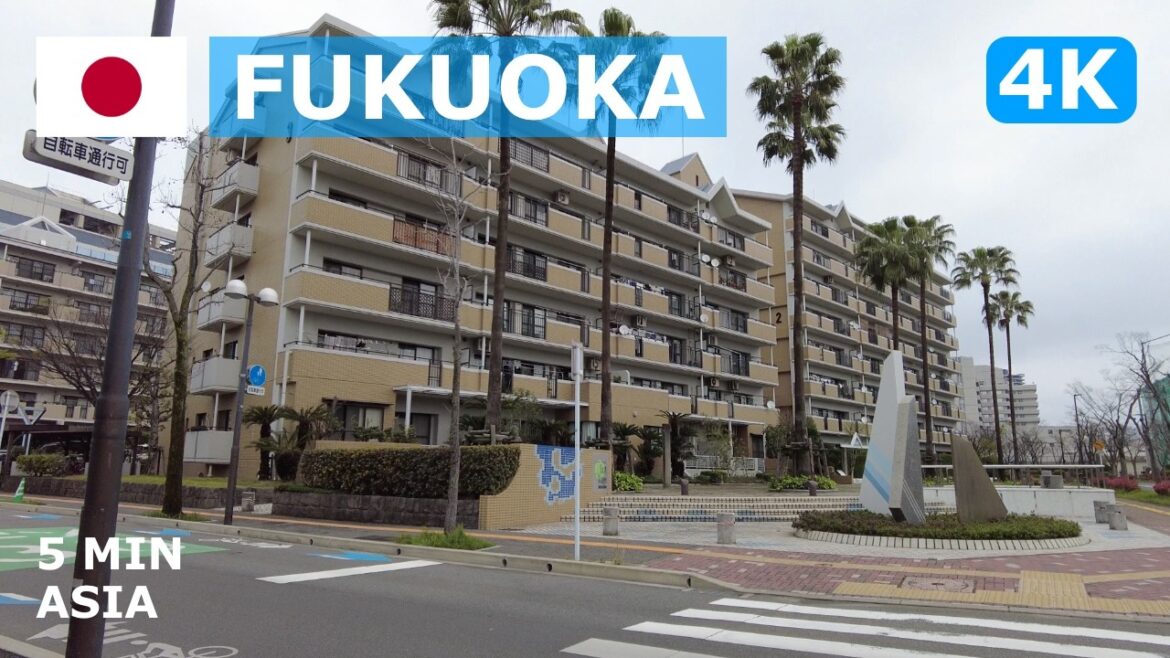 π―π΅ Japan – Fukuoka: 5 Minutes Walking Tour – 4K π―π΅ Japan - Fukuoka: 5 Minutes Walking Tour - 4K