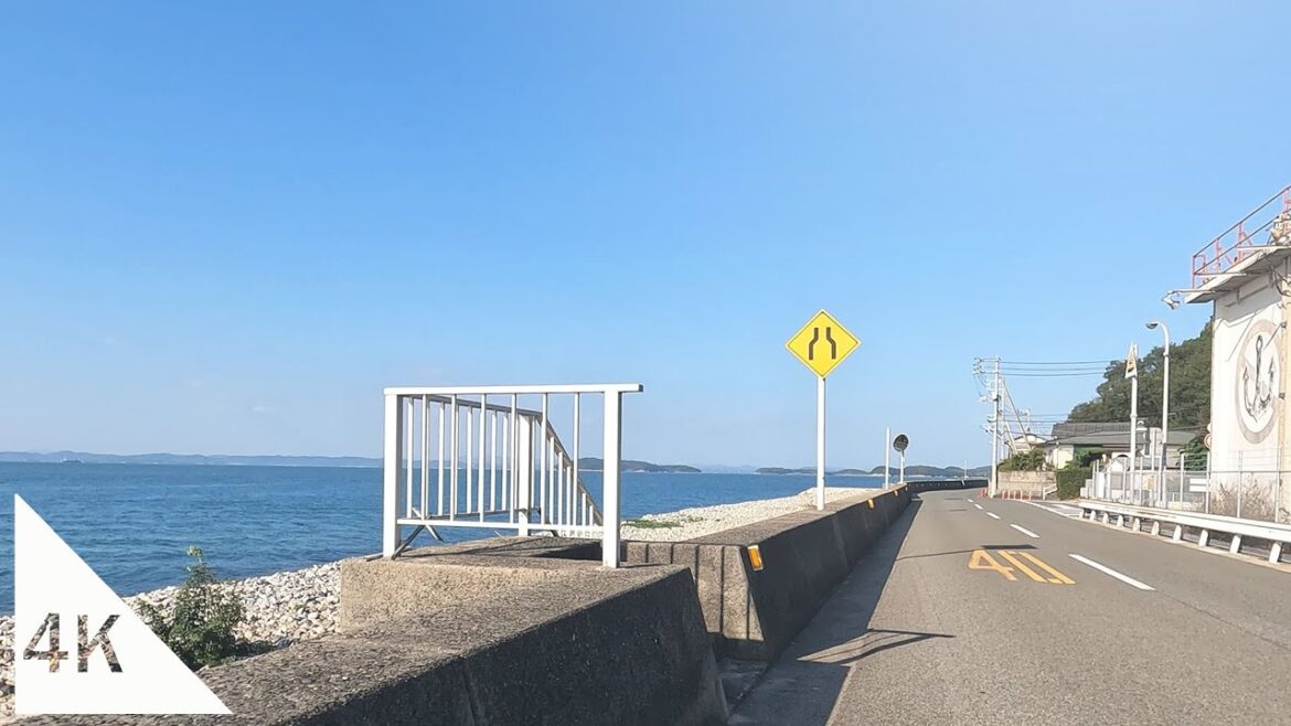 【4K】Cycling in Shodoshima - Japan