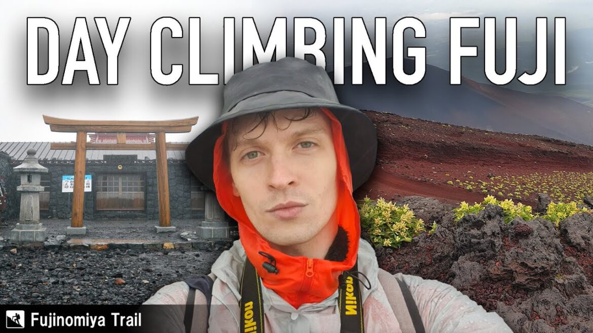 Solo Day Climbing Fuji via the Fujinomiya Trail. August 2024 // ENG, UA sub