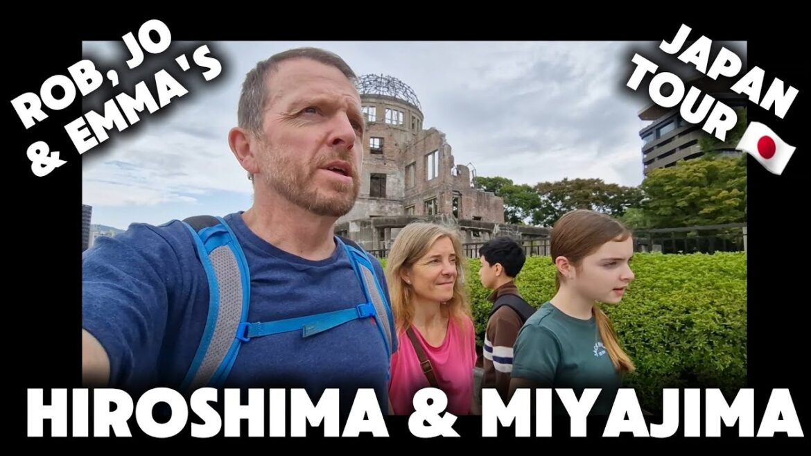 Hiroshima Atomic Bomb Dome and Miyajima Island Mount Misen