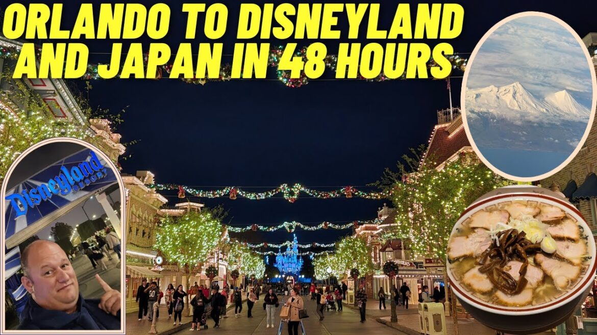 My trip from Orlando to California into Japan in 48 hours 12/5/2024