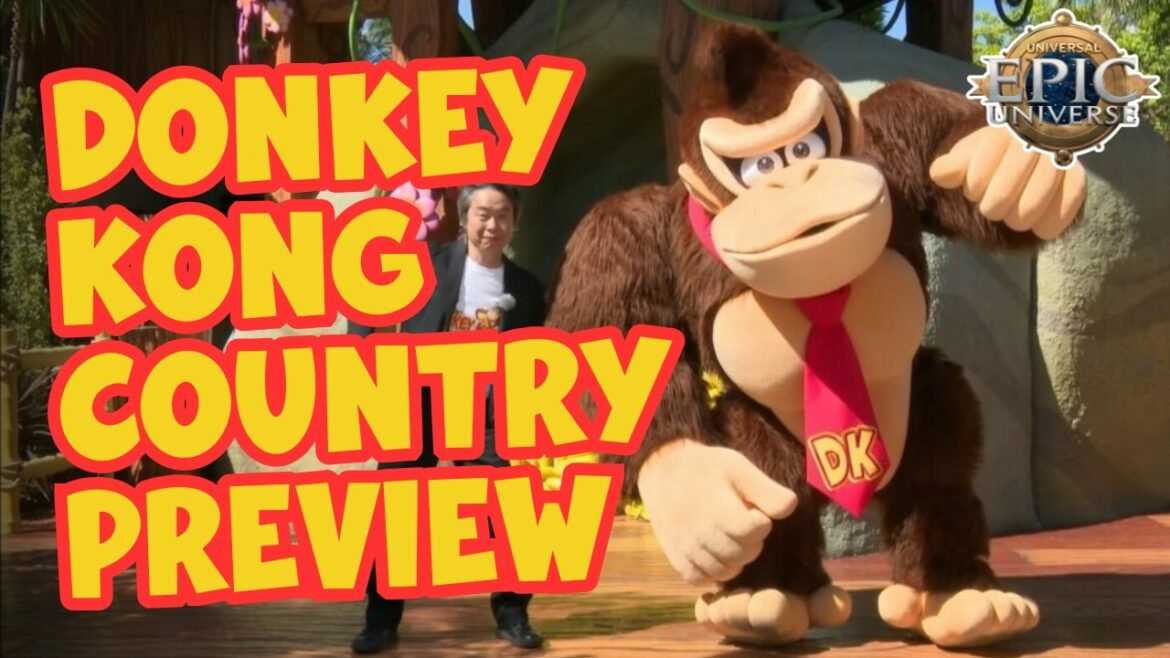 Donkey Kong Country Japan Sneak Peek & What Epic Universe’s Will Look Like Donkey Kong Country Japan Sneak Peek & What Epic Universe's Will Look Like